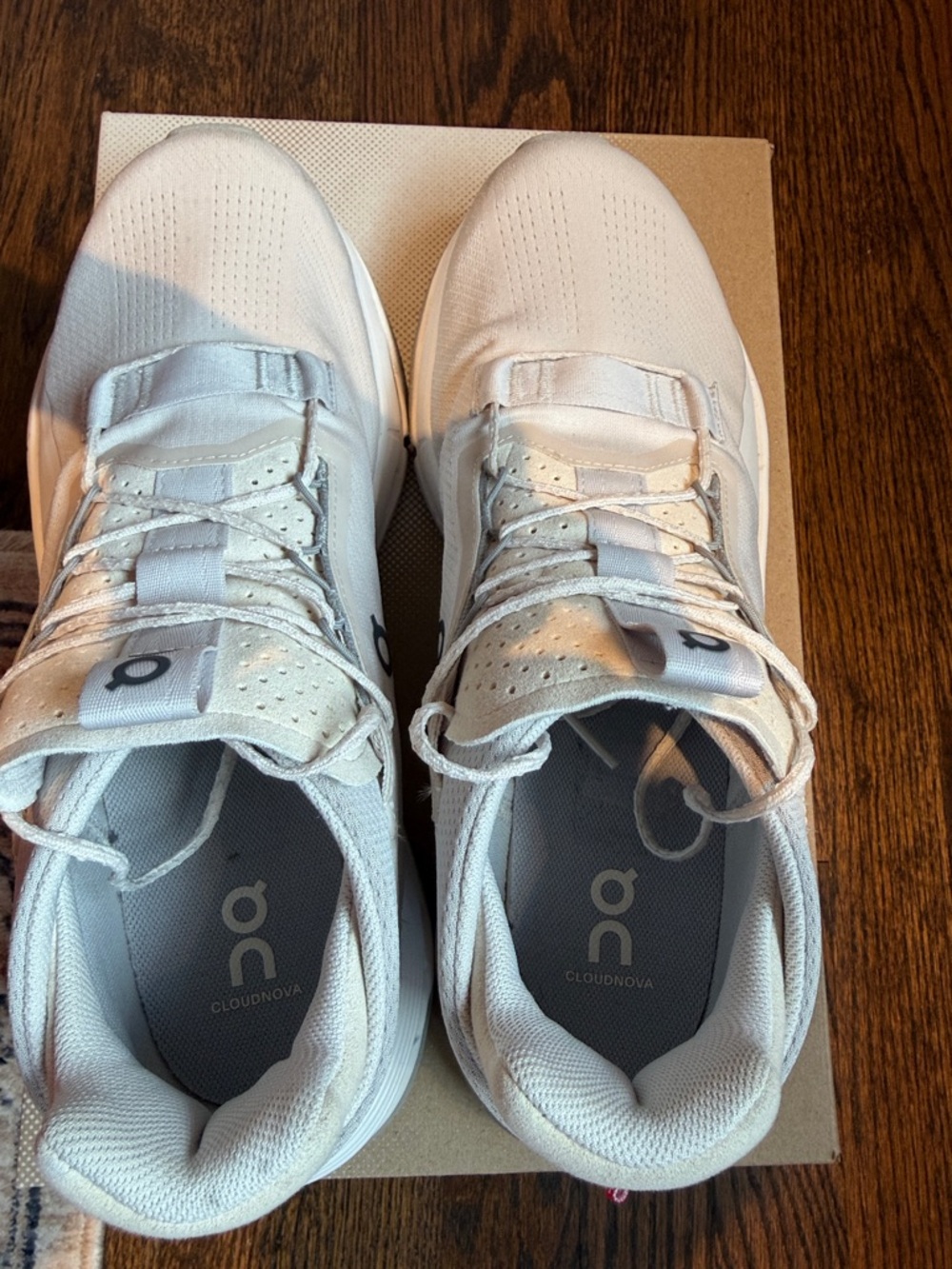On Running Womens Sneakers — White/Cream - Picture 5 of 6